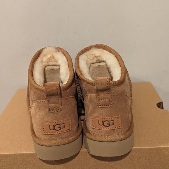 Brand New in Box Ugg Classic Ultra Mini Boots Driftwood - Picture 4 of 6